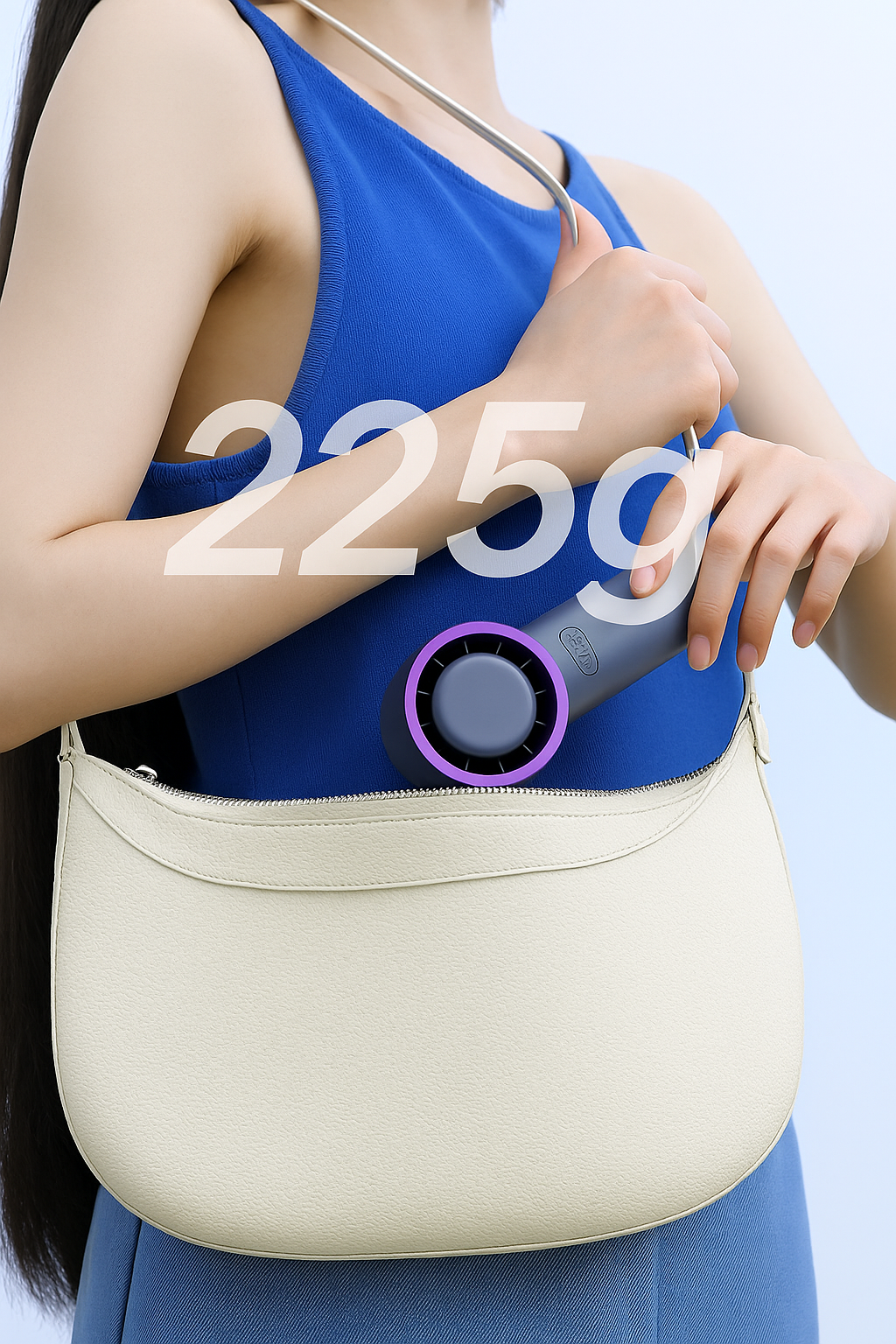 Mini Turbo Fan – 100 Speeds, USB Rechargeable 💨