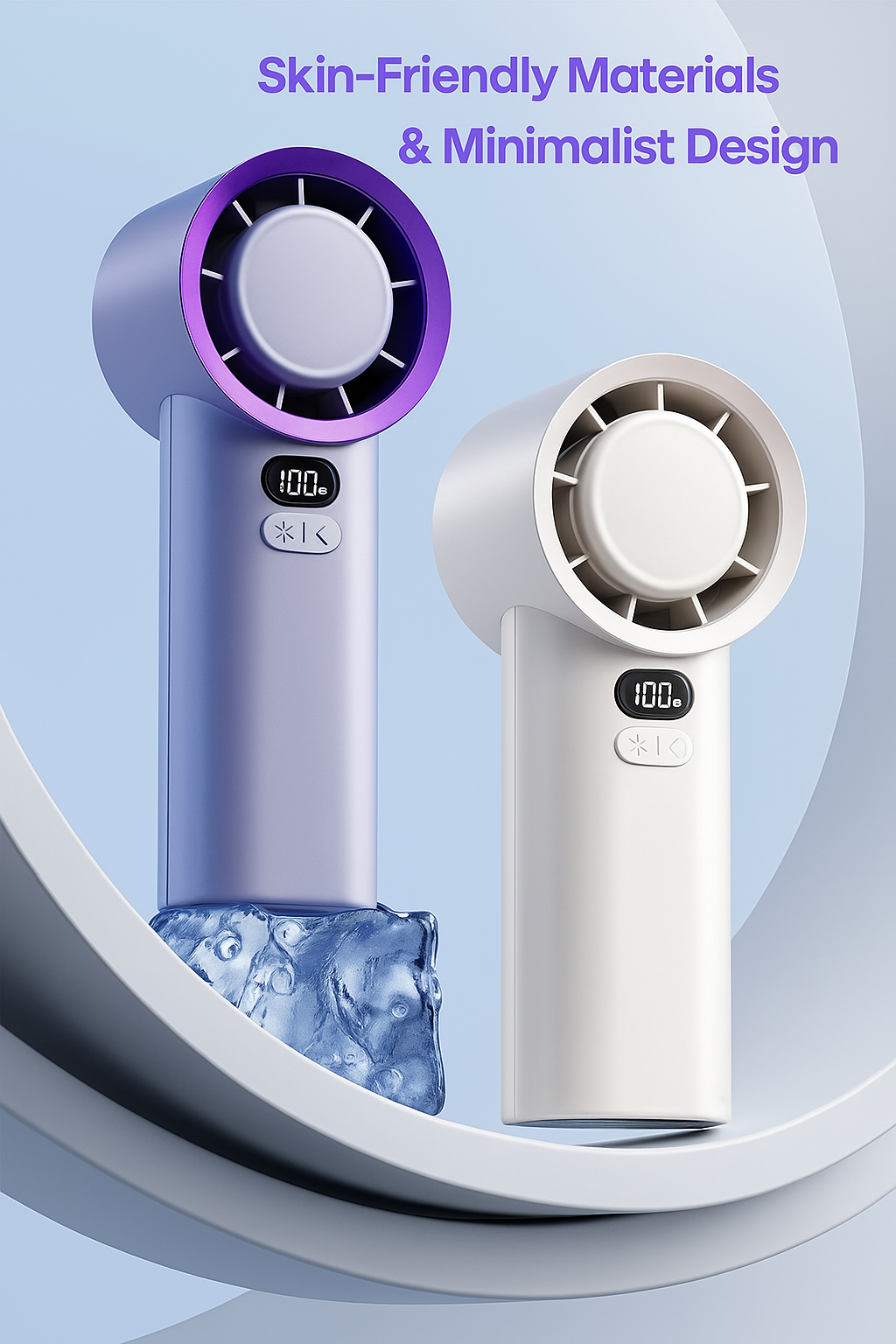 Mini Turbo Fan – 100 Speeds, USB Rechargeable 💨